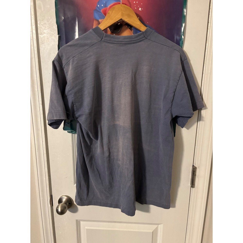 Vintage 1992 Hartford TN Pigeon River T Shirt Fruit of the Loom Blue Gray Med - Picture 2 of 5